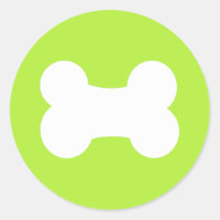 Little Dog Bone Olive 3 inch