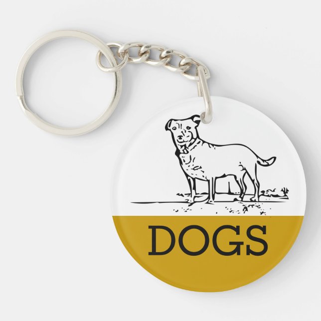 Little Dog Key Ring (Front)