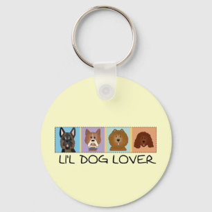 Little Dog Lover Tshirts and Gifts Key Ring