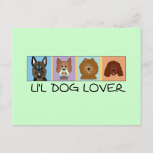 Little Dog Lover Tshirts and Gifts Postcard
