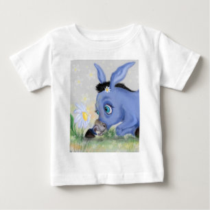 Little Donkey and Daisy - Cute - Baby T-Shirt