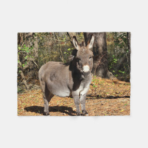 Little Donkey Fleece Blanket
