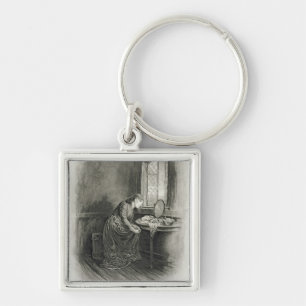 Little Dorrit, from 'Charles Dickens: A Gossip abo Key Ring