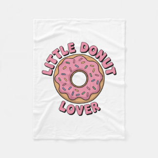 Little Doughnut Lover | Kids Fleece Blanket