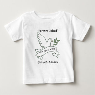Little Dove of Love – Personalised Baby T-Shirt