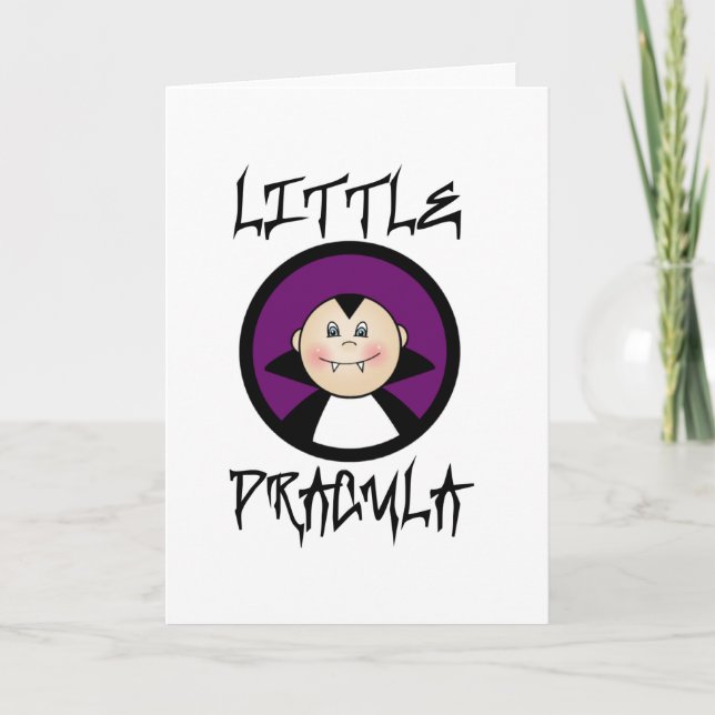 Little Dracula T-shirts and Gifts Card (Front)