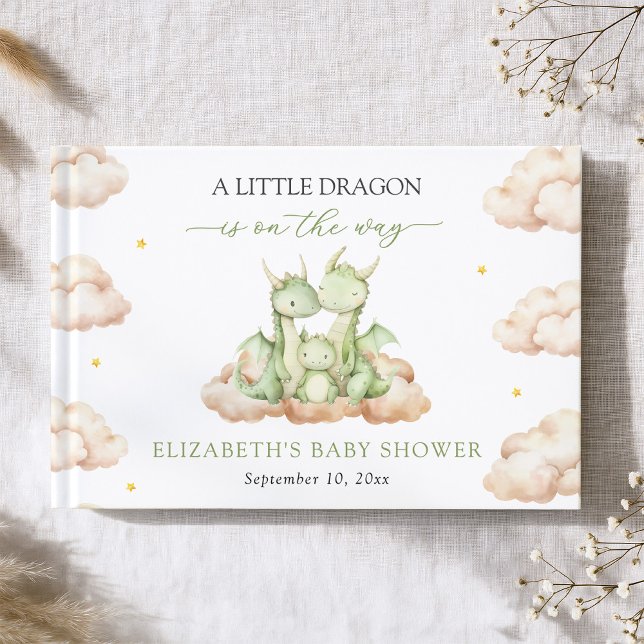 Little Dragon Baby Shower Guest Book (Creator Uploaded)