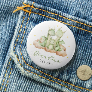 Little Dragon Grandma to Be 7.5 Cm Round Badge