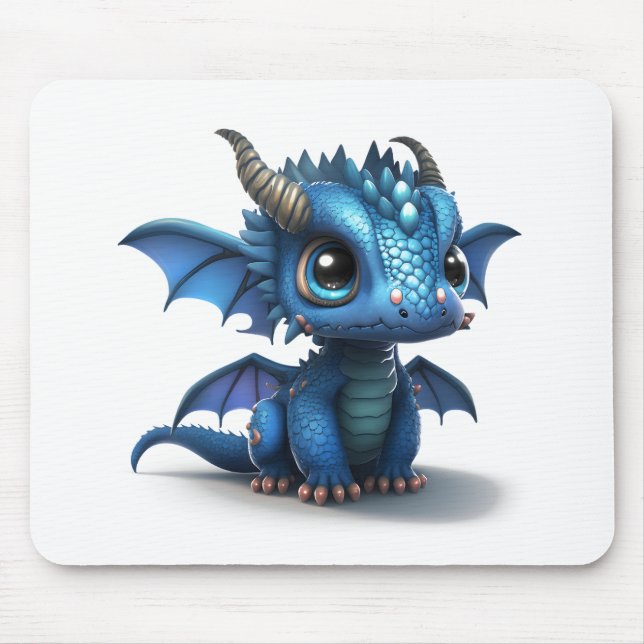 Little Dragon Mouse Pad (Front)