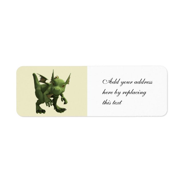 Little Dragon Return Address Label (Front)