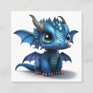 Little Dragon Square Business Card