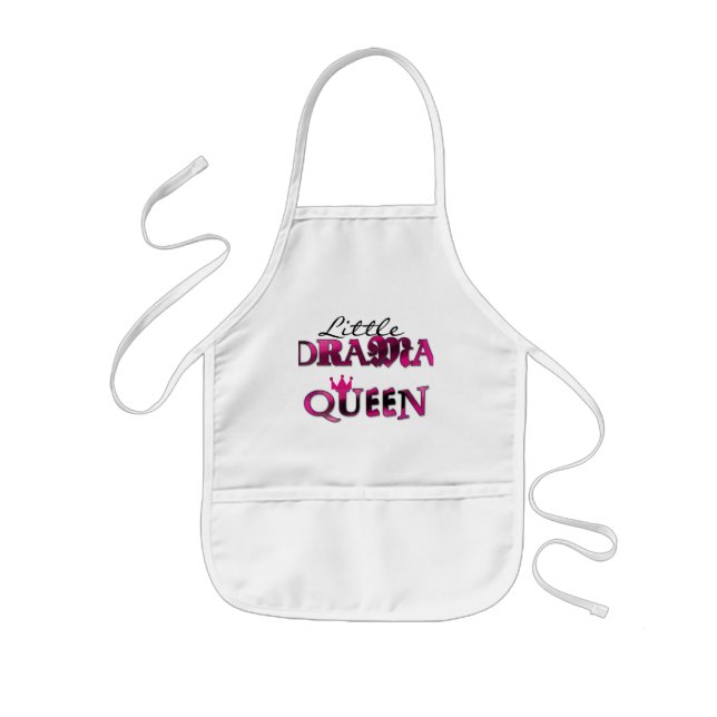Little Drama Queen T-shirts and Gifts Kids Apron (Front)