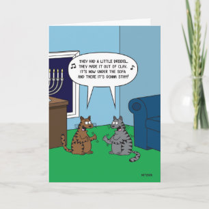 Little Dreidel Chanukah Card