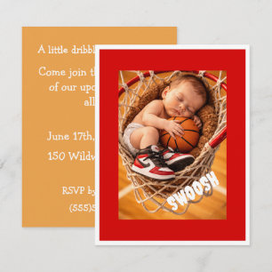 Little Dribbler Baby Shower Digital Download Invitation
