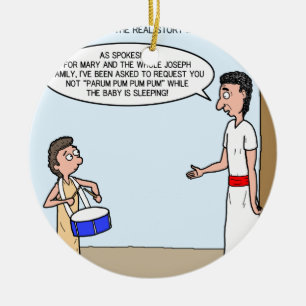 Little Drummer Boy Ceramic Ornament