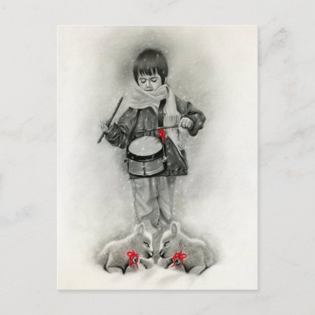 Little Drummer Boy Postcard (Front)