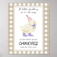 Little duck - guess how many candies