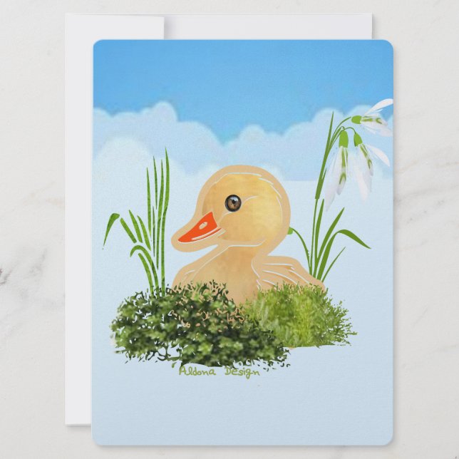 Little Duck Holiday Card (Front)