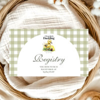 Little Duckling Baby Shower Registry