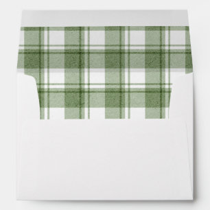 Little Duckling Classic Neutral Gingham Envelope