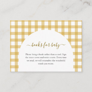Little Duckling Duck Baby Shower Books For Baby Enclosure Card