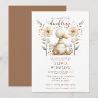 Little Duckling Watercolor Baby Shower