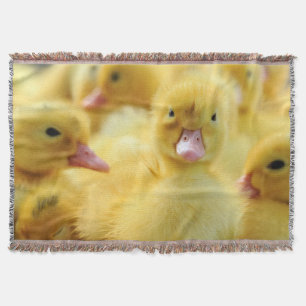 Little Ducks Throw Blanket