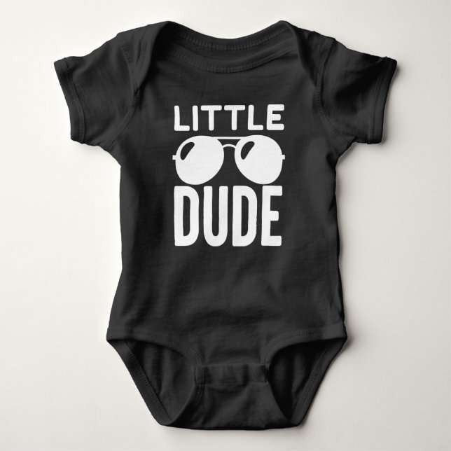 Little Dude Baby Bodysuit (Front)