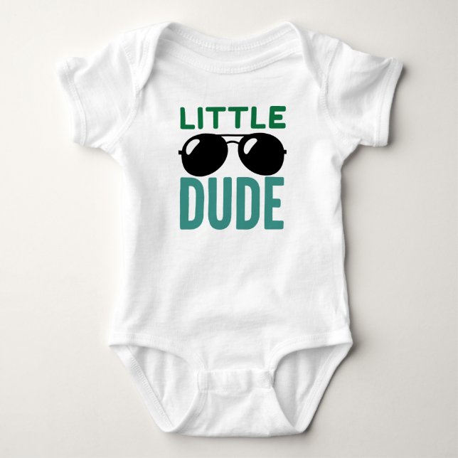 Little Dude Baby Bodysuit (Front)