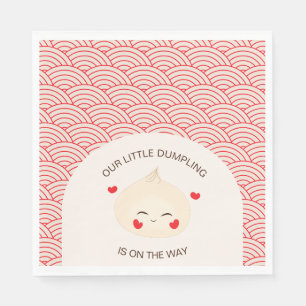 Little Dumpling Dim Sum Baby Shower Napkin
