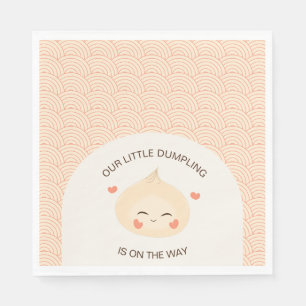 Little Dumpling Dim Sum Baby Shower Napkin