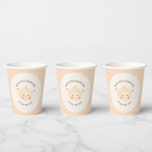 Little Dumpling Dim Sum Baby Shower Paper Cups