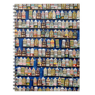 Little Dutch souvenirs and gifts - shoes windmills Notebook