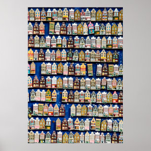 Little Dutch souvenirs and gifts - shoes windmills Poster