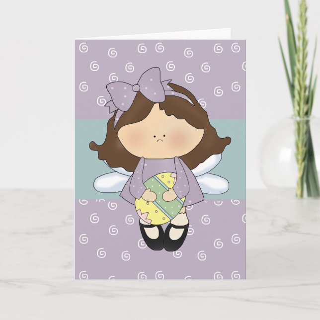 Little Easter Angel D3 Easter Greeting Card (Front)