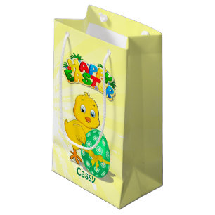 Little Easter Chicken Cartoon Small Gift Bag
