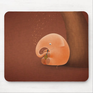 Little Elephant, Big Ukulele Mouse Pad