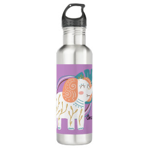 Little Elephant Boho Custom Name 710 Ml Water Bottle