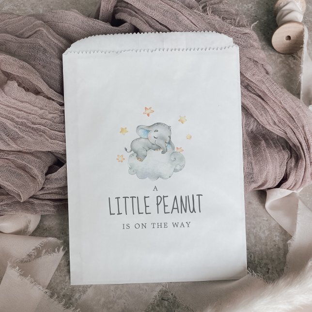 Little Elephant Boy Little Peanut Baby Shower Favour Bag (Creator Uploaded)