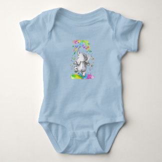Little Elephant Splash of Colour Baby Bodysuit