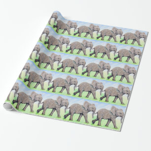 Little Elephant Wrapping Paper