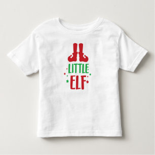 Little Elf, Elf Shoes, Stars, Christmas, Xmas Toddler T-Shirt