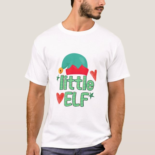 Little Elf Xmas Gift T-Shirt (Front)