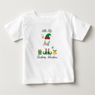 Little Elf's First Christmas Adventure Baby T-Shir Baby T-Shirt