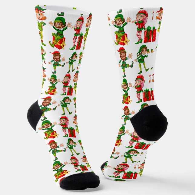 Little Elf's  Socks (Angled)