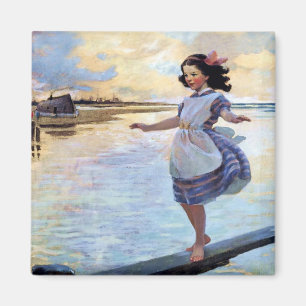 “Little Eml’y” By Jessie Willcox Smith Magnet