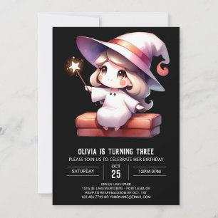 Little Enchanted Wizard Birthday Invitation