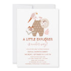 Little Explorer Boho Girl Baby Shower  