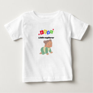 🌍 Little Explorer – Cute Baby T-Shirt