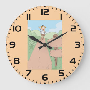 Little Explorer Hiking Adventure Large Clock